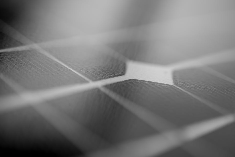 Close up of modern solar panels